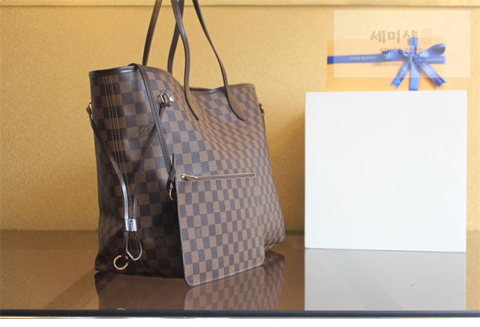 Louis Vuitton 루이비통 다미에 에벤 네버풀 GM N41357 다미에 Bag 5번 이미지