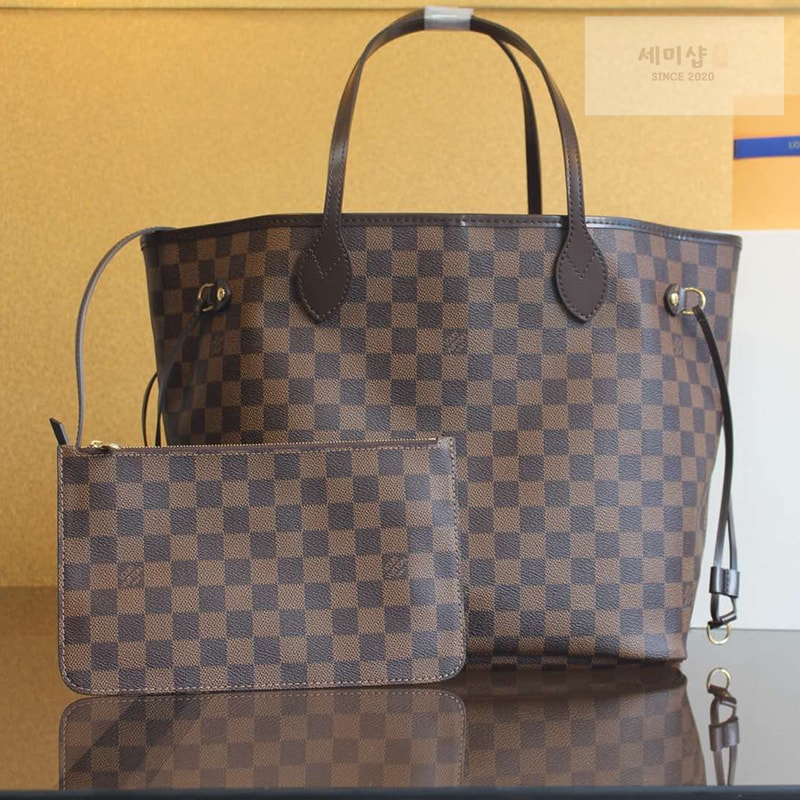 Louis Vuitton 루이비통 다미에 에벤 네버풀 MM N41357 다미에 Bag 6번 이미지