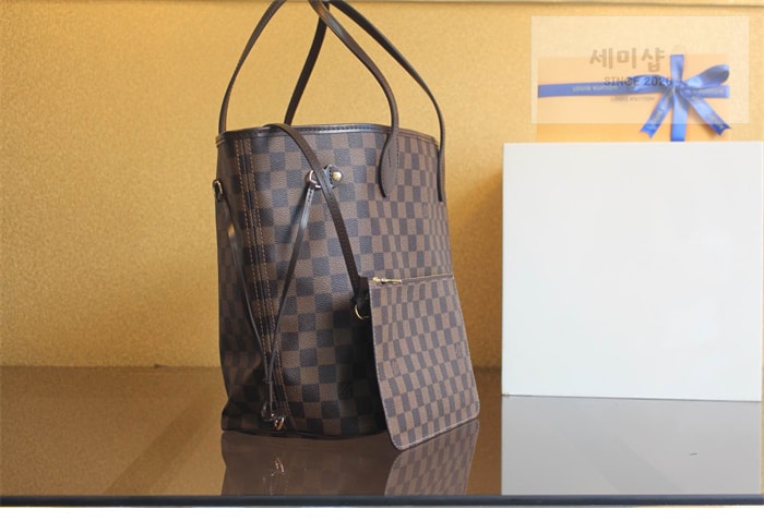 Louis Vuitton 루이비통 다미에 에벤 네버풀 MM N41357 다미에 Bag 1번 이미지