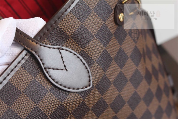 Louis Vuitton 루이비통 다미에 에벤 네버풀 MM N41357 다미에 Bag 9번 이미지
