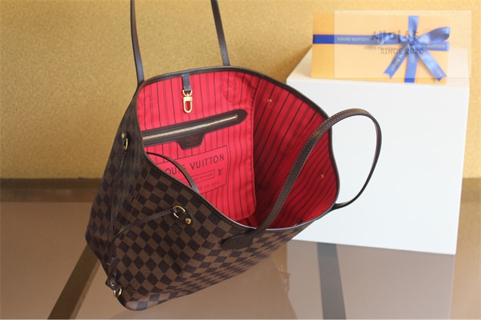 Louis Vuitton 루이비통 다미에 에벤 네버풀 MM N41357 다미에 Bag 2번 이미지