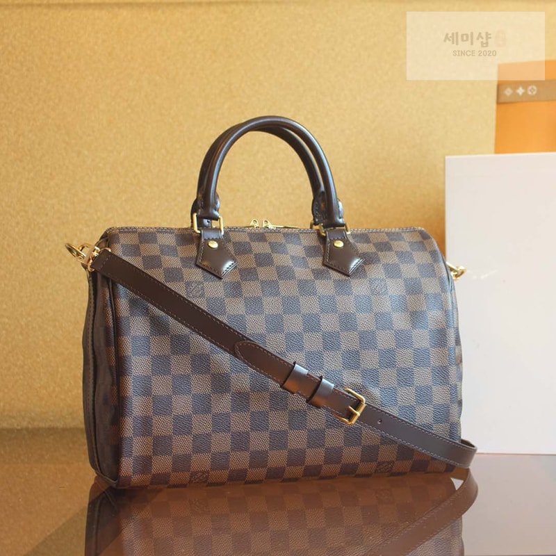 Louis Vuitton 루이비통 다미에 에벤 스피디 반둘리에 30 N41367 다미에 Bag 3번 이미지