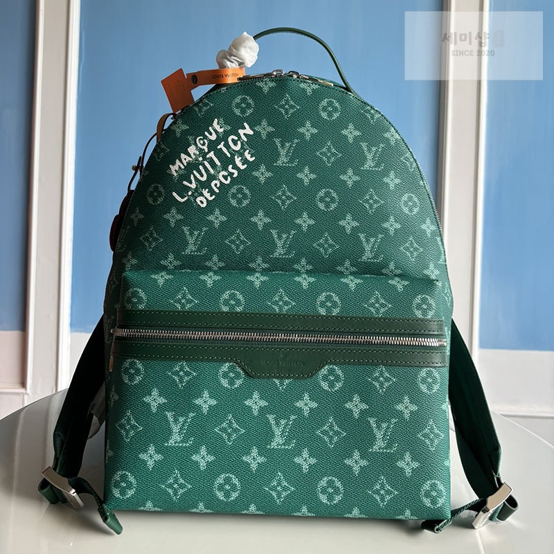 Louis Vuitton 루이비통 디스커버리 모노그램 백팩 M12780 그린 Bag 7번 이미지
