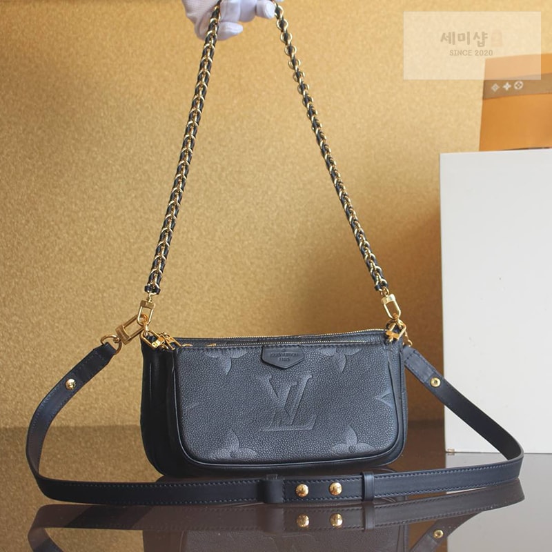 Louis Vuitton 루이비통 멀티 포쉐트 악세수아 앙프렝뜨 모노그램 M80399 블랙 Bag 5번 이미지