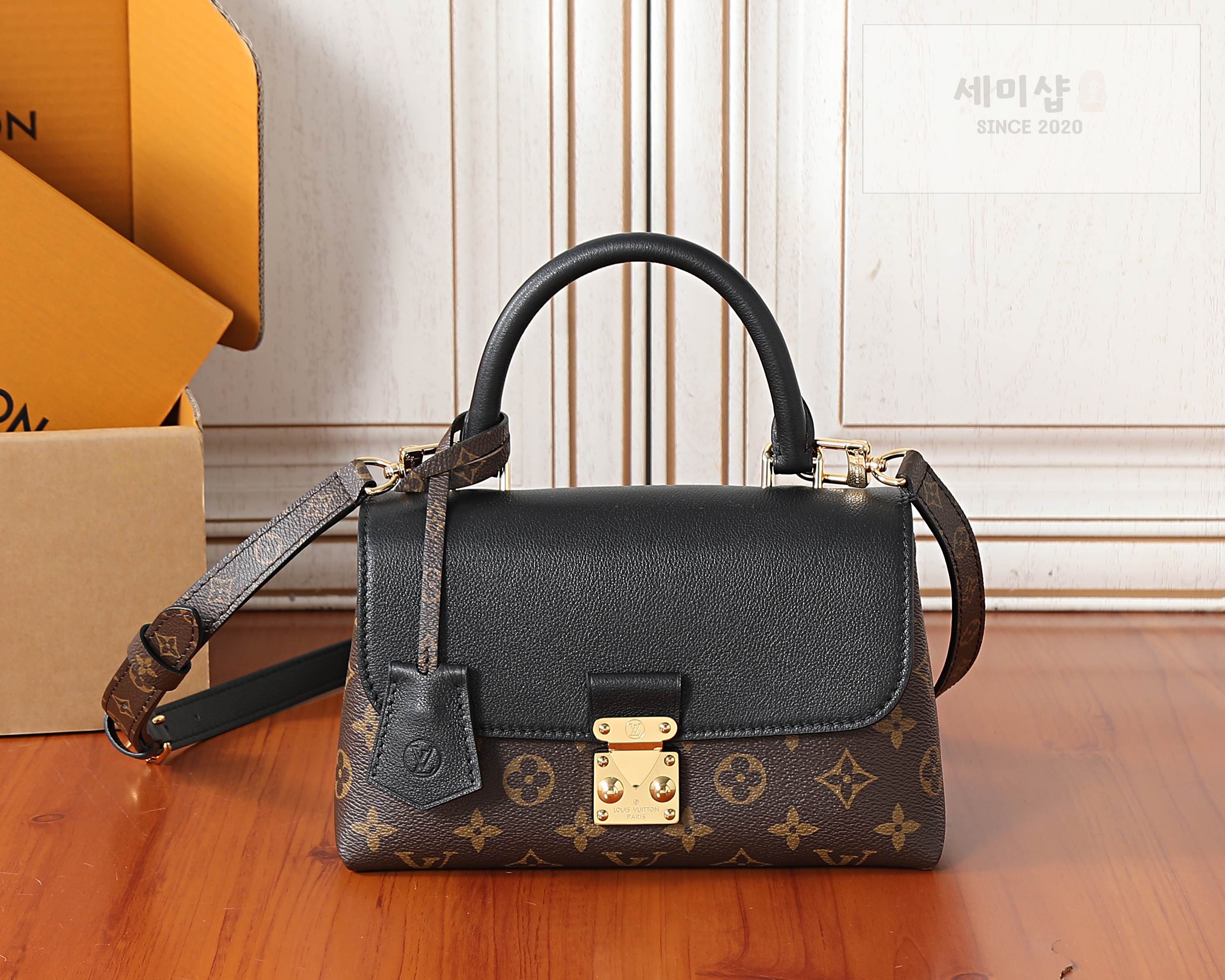 루이비통 루이비통 모노그램 마들렌 BB 모노그램 블랙 Bag 1번 이미지