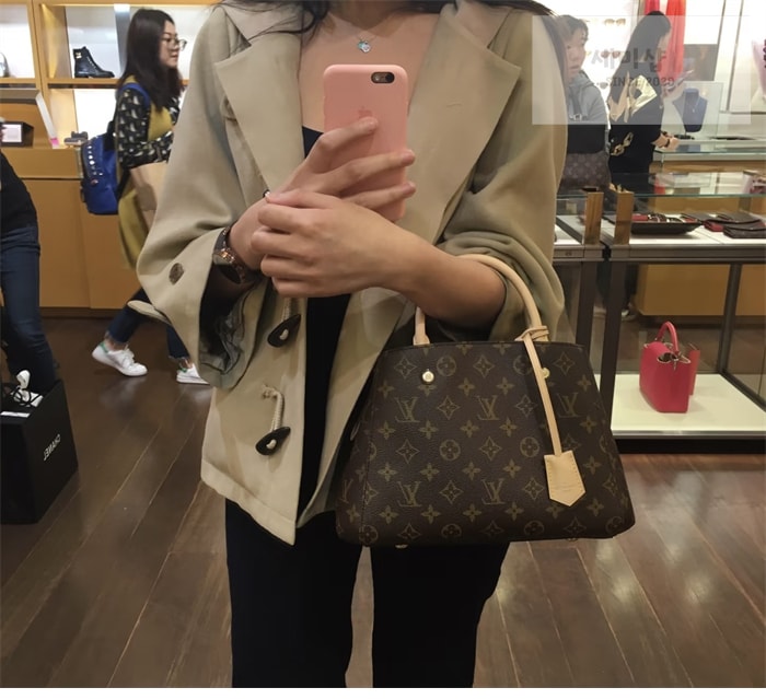 Louis Vuitton 루이비통 모노그램 몽테뉴 BB M41055 모노그램 Bag 4번 이미지
