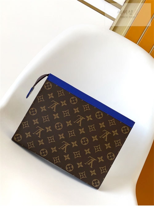 Louis Vuitton 루이비통 모노그램 포쉐트 보야주 MM 블루 M12819 모노그램 Bag 8번 이미지