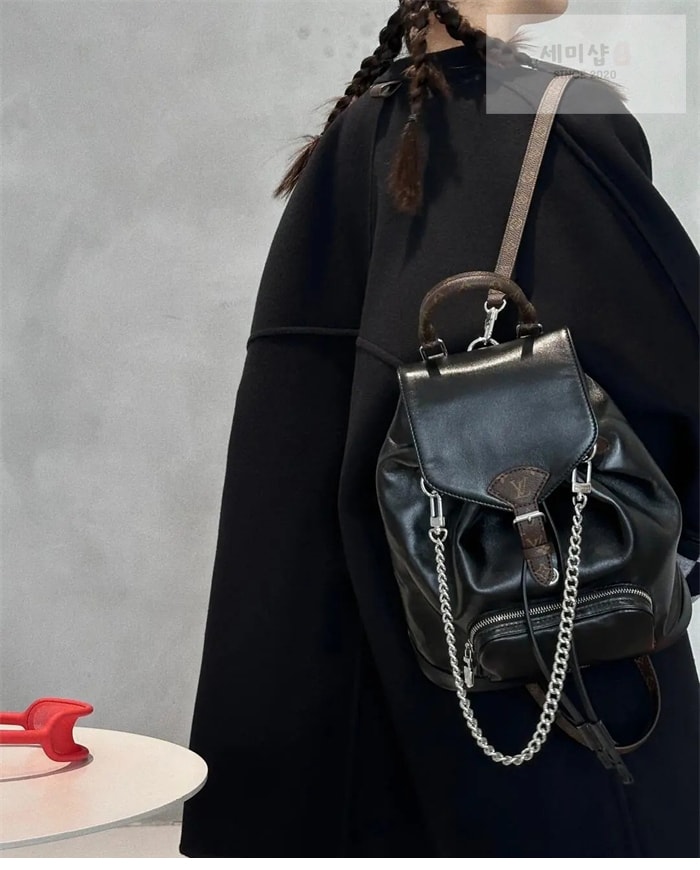 Louis Vuitton 루이비통 몽수리 백팩 PM M12587 블랙 Bag 1번 이미지