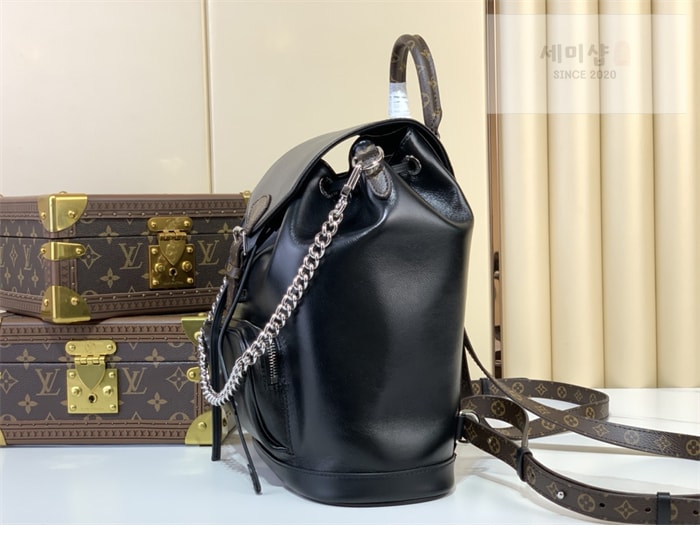 Louis Vuitton 루이비통 몽수리 백팩 PM M12587 블랙 Bag 9번 이미지