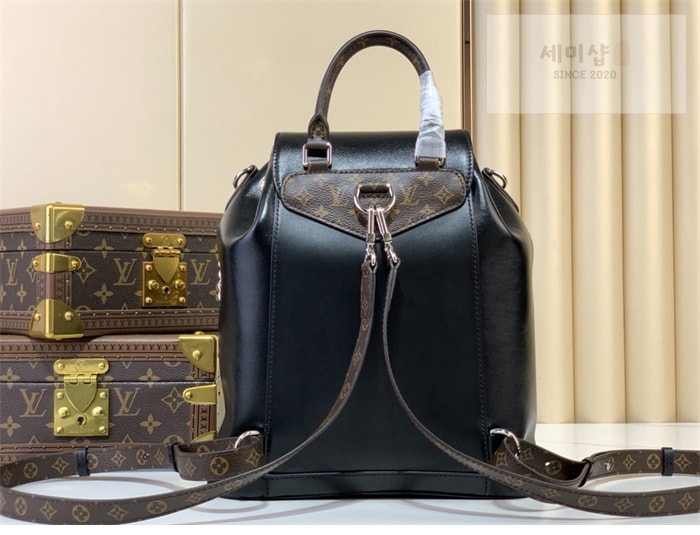Louis Vuitton 루이비통 몽수리 백팩 PM M12587 블랙 Bag 6번 이미지