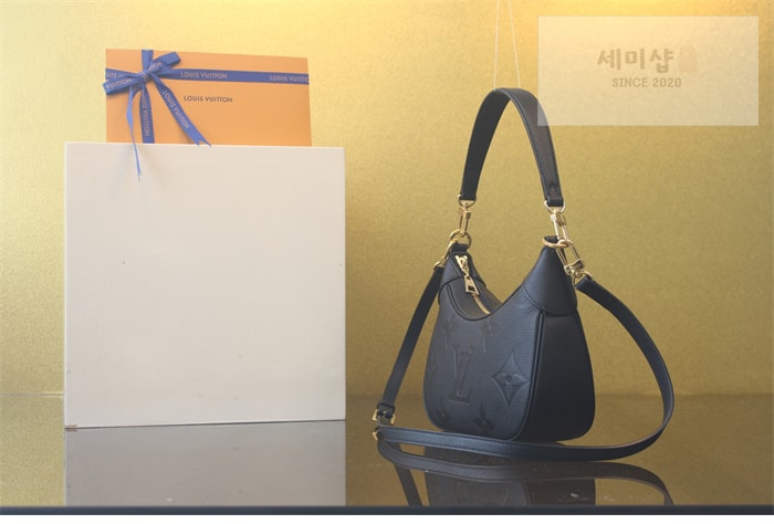 Louis Vuitton 루이비통 바가텔 앙프렝뜨 모노그램 M46002 블랙 Bag 5번 이미지