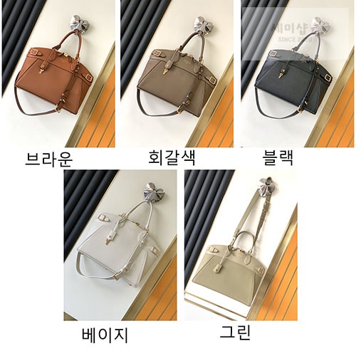 Louis Vuitton 루이비통 하이엔드 레더 방돔 MM M22925 브라운 Bag 17번 이미지