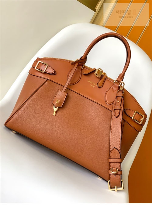 Louis Vuitton 루이비통 하이엔드 레더 방돔 MM M22925 브라운 Bag 27번 이미지