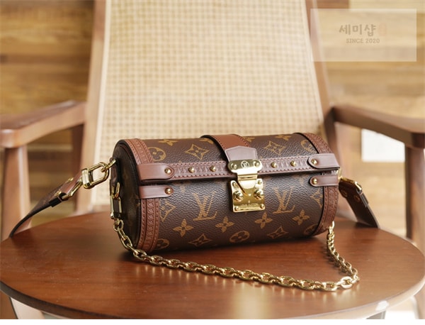 Louis Vuitton 루이비통 빠삐용 트렁크 핸드백 모노그램 캔버스 M57835 / 커스텀 철물 모노그램 Bag 10번 이미지