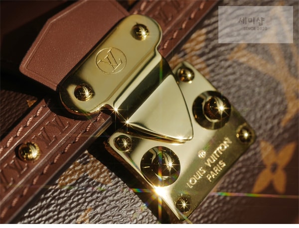 Louis Vuitton 루이비통 빠삐용 트렁크 핸드백 모노그램 캔버스 M57835 / 커스텀 철물 모노그램 Bag 14번 이미지