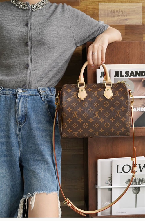 Louis Vuitton 루이비통 스피디 나노 모노그램 크로스백 M41113 / 구형 모노그램 Bag 3번 이미지