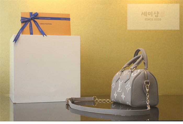 Louis Vuitton 루이비통 스피디 반둘리에 20 앙프렝뜨 모노그램 M46575 바이컬러갈렛 Bag 6번 이미지