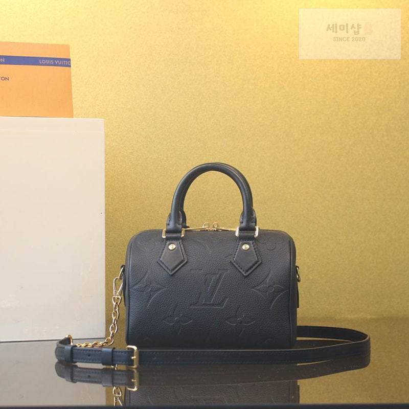 Louis Vuitton 루이비통 스피디 반둘리에 20 앙프렝뜨 모노그램 M58953 블랙 Bag 3번 이미지