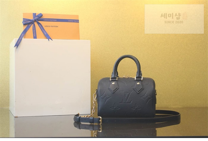 Louis Vuitton 루이비통 스피디 반둘리에 20 앙프렝뜨 모노그램 M58953 블랙 Bag 2번 이미지