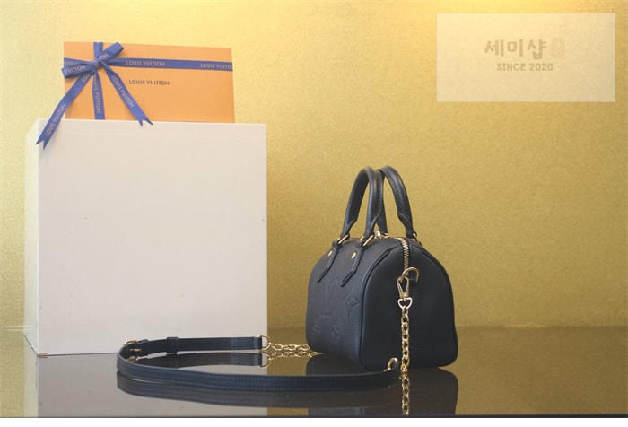 Louis Vuitton 루이비통 스피디 반둘리에 20 앙프렝뜨 모노그램 M58953 블랙 Bag 4번 이미지