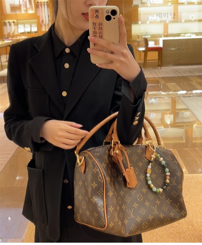 Louis Vuitton 루이비통 스피디 소프트 30 보호 모노그램 N87212 모노그램 Bag 3번 이미지