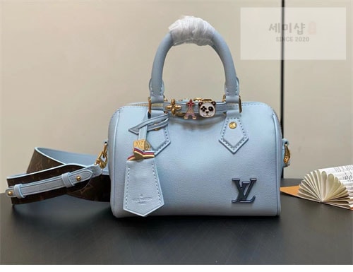 Louis Vuitton 루이비통 스피디 18 M24605 퍼플 Bag 14번 이미지