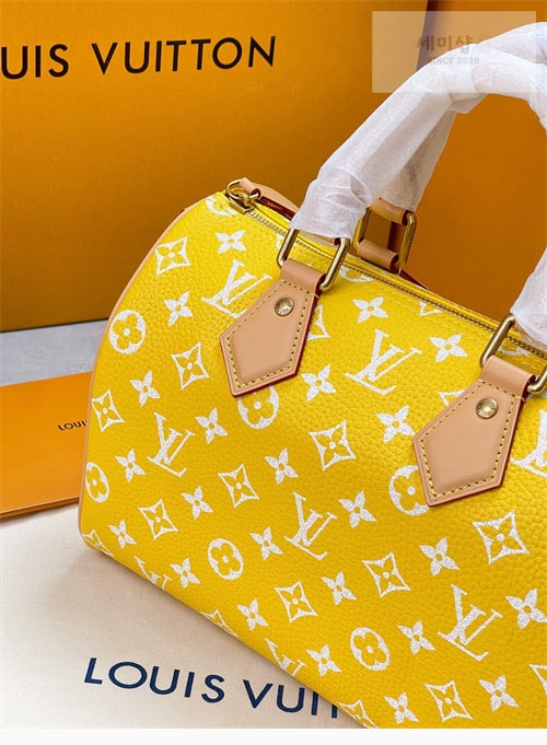 Louis Vuitton 루이비통 스피디 29 반둘리에 25 M24426 매트 옐로우 Bag 2번 이미지