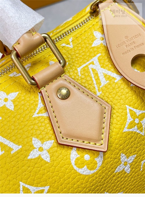 Louis Vuitton 루이비통 스피디 29 반둘리에 25 M24426 매트 옐로우 Bag 5번 이미지
