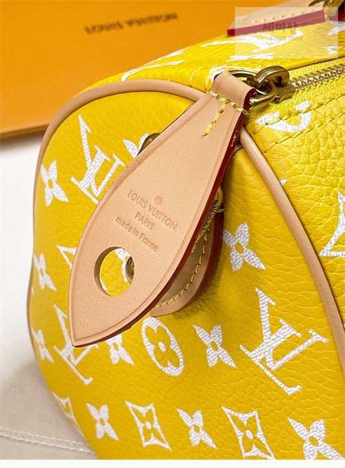 Louis Vuitton 루이비통 스피디 29 반둘리에 25 M24426 매트 옐로우 Bag 12번 이미지