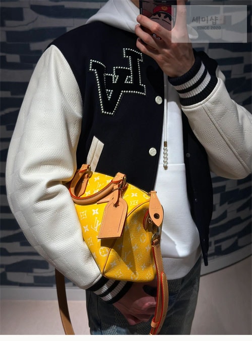 Louis Vuitton 루이비통 스피디 29 반둘리에 25 M24426 매트 옐로우 Bag 11번 이미지