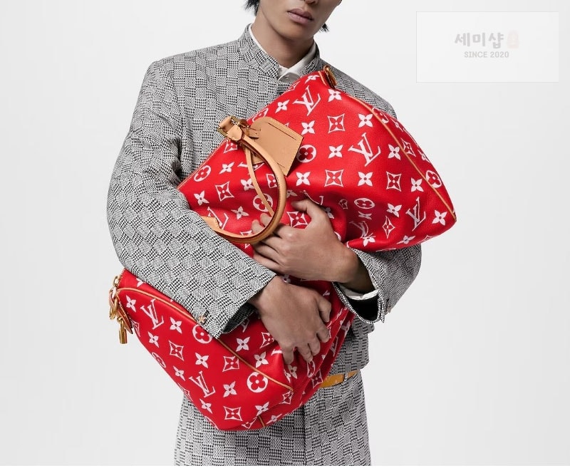 Louis Vuitton 루이비통 스피디 P9 반둘리에 50 M46991 1#레드 Bag 7번 이미지