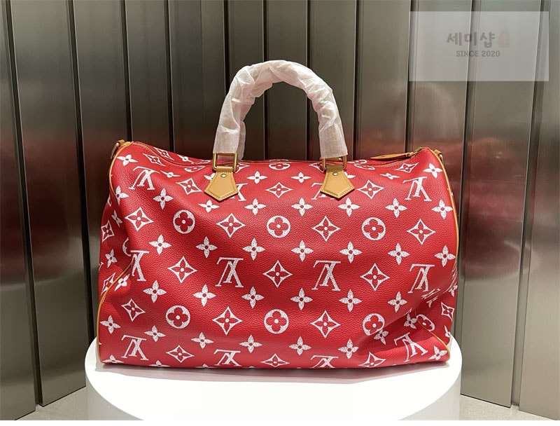 Louis Vuitton 루이비통 스피디 P9 반둘리에 50 M46991 1#레드 Bag 4번 이미지