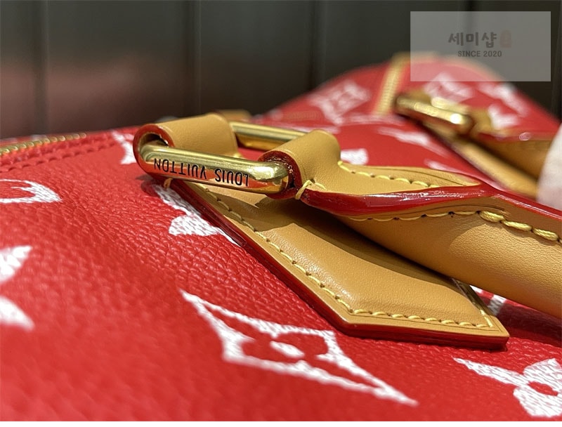 Louis Vuitton 루이비통 스피디 P9 반둘리에 50 M46991 1#레드 Bag 14번 이미지