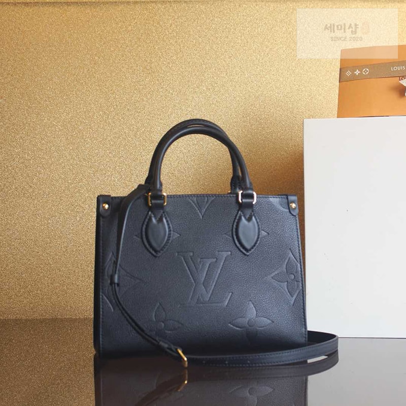 Louis Vuitton 루이비통 온더고 PM 앙프렝뜨 모노그램 M45653 블랙 Bag 8번 이미지