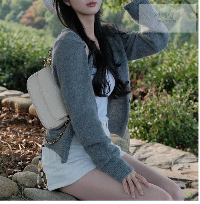 Louis Vuitton 루이비통 월릿 온 체인 아이비 앙프렝뜨 모노그램 M82210 크림 Bag 7번 이미지