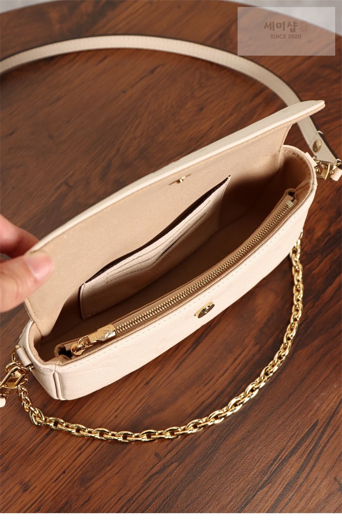 Louis Vuitton 루이비통 월릿 온 체인 아이비 앙프렝뜨 모노그램 M82210 크림 Bag 9번 이미지