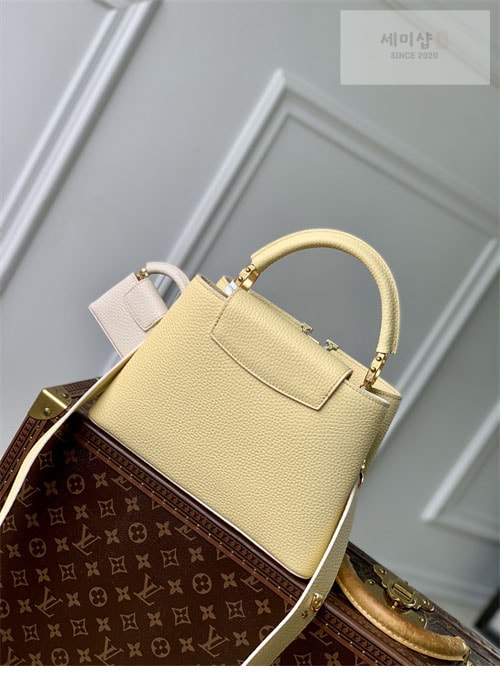 Louis Vuitton 루이비통 카퓌신 BB 토트백 M24120 블루 올림프 Bag 3번 이미지