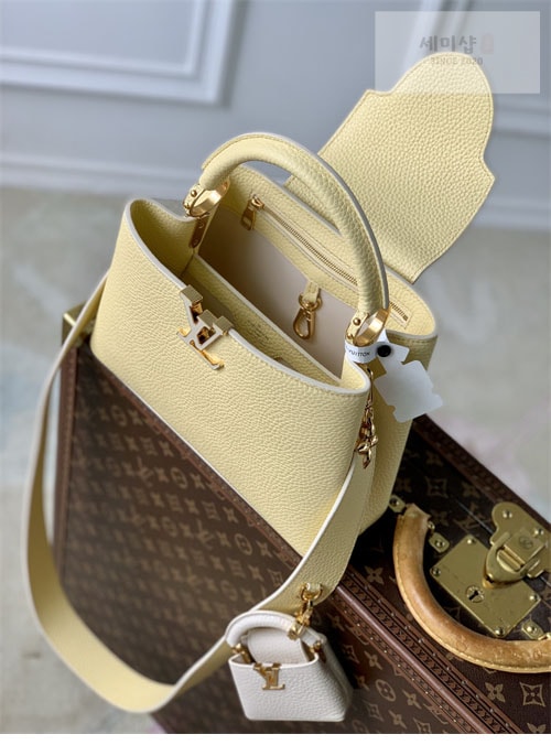 Louis Vuitton 루이비통 카퓌신 BB 토트백 M24120 블루 올림프 Bag 1번 이미지