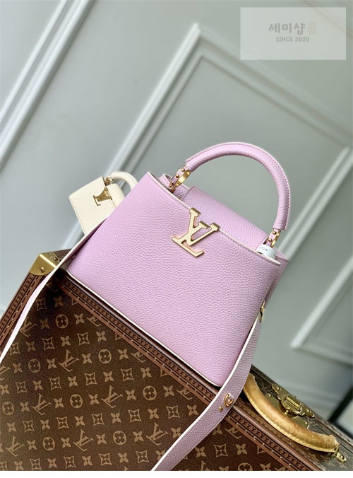 Louis Vuitton 루이비통 카퓌신 BB 토트백 M24120 블루 올림프 Bag 26번 이미지