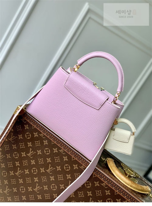 Louis Vuitton 루이비통 카퓌신 BB 토트백 M24120 블루 올림프 Bag 23번 이미지