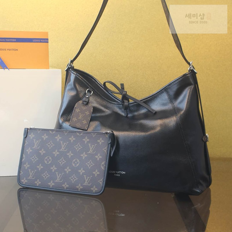 Louis Vuitton 루이비통 캐리올 카고 MM M25143 블랙 Bag 2번 이미지
