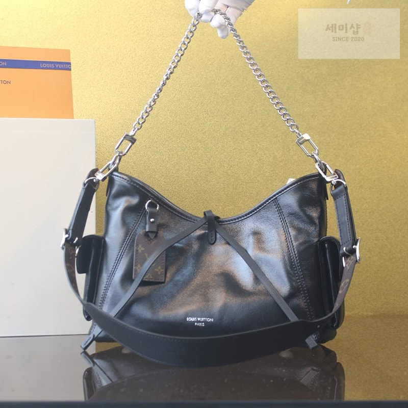 Louis Vuitton 루이비통 캐리올 카고 바이브 PM M24861 블랙 Bag 4번 이미지