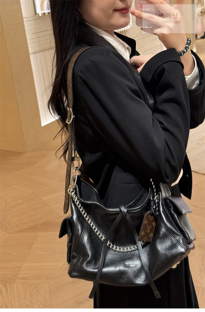 Louis Vuitton 루이비통 캐리올 카고 바이브 PM M24861 블랙 Bag 1번 이미지