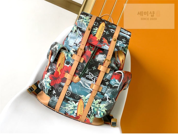 Louis Vuitton 루이비통 크리스토퍼 MM 모노그램 서핑 코팅 캔버스 서핑 모노그램 Bag 2번 이미지