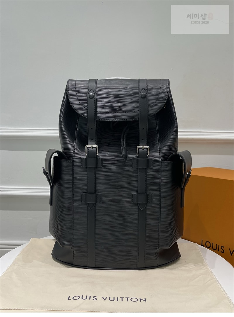Louis Vuitton 루이비통 크리스토퍼 MM 에피 블랙 M24326 에피 Bag 11번 이미지