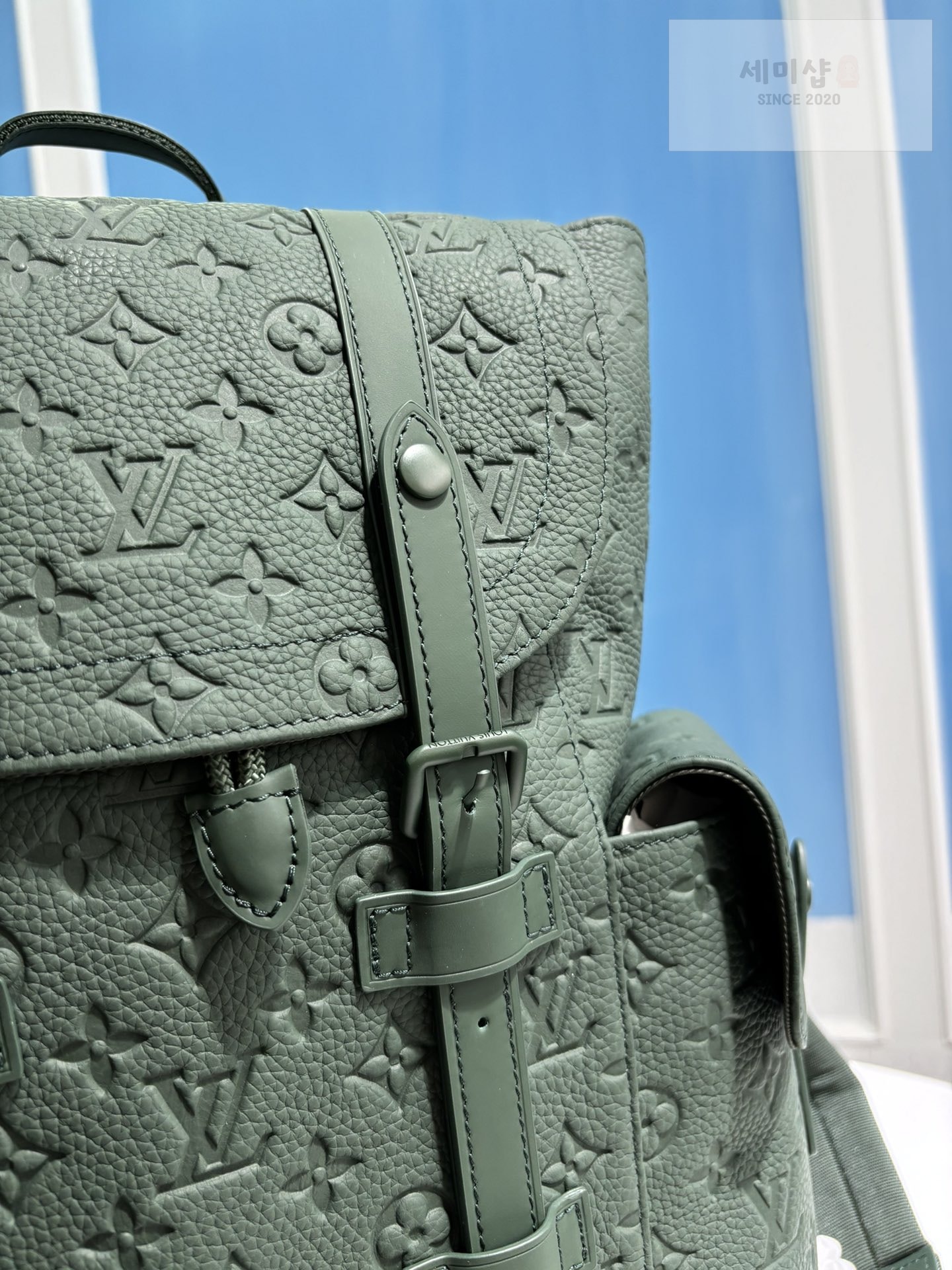Louis Vuitton 루이비통 토뤼옹 모노그램 패턴 크리스토퍼 MM 백팩 올리브 Bag 5번 이미지
