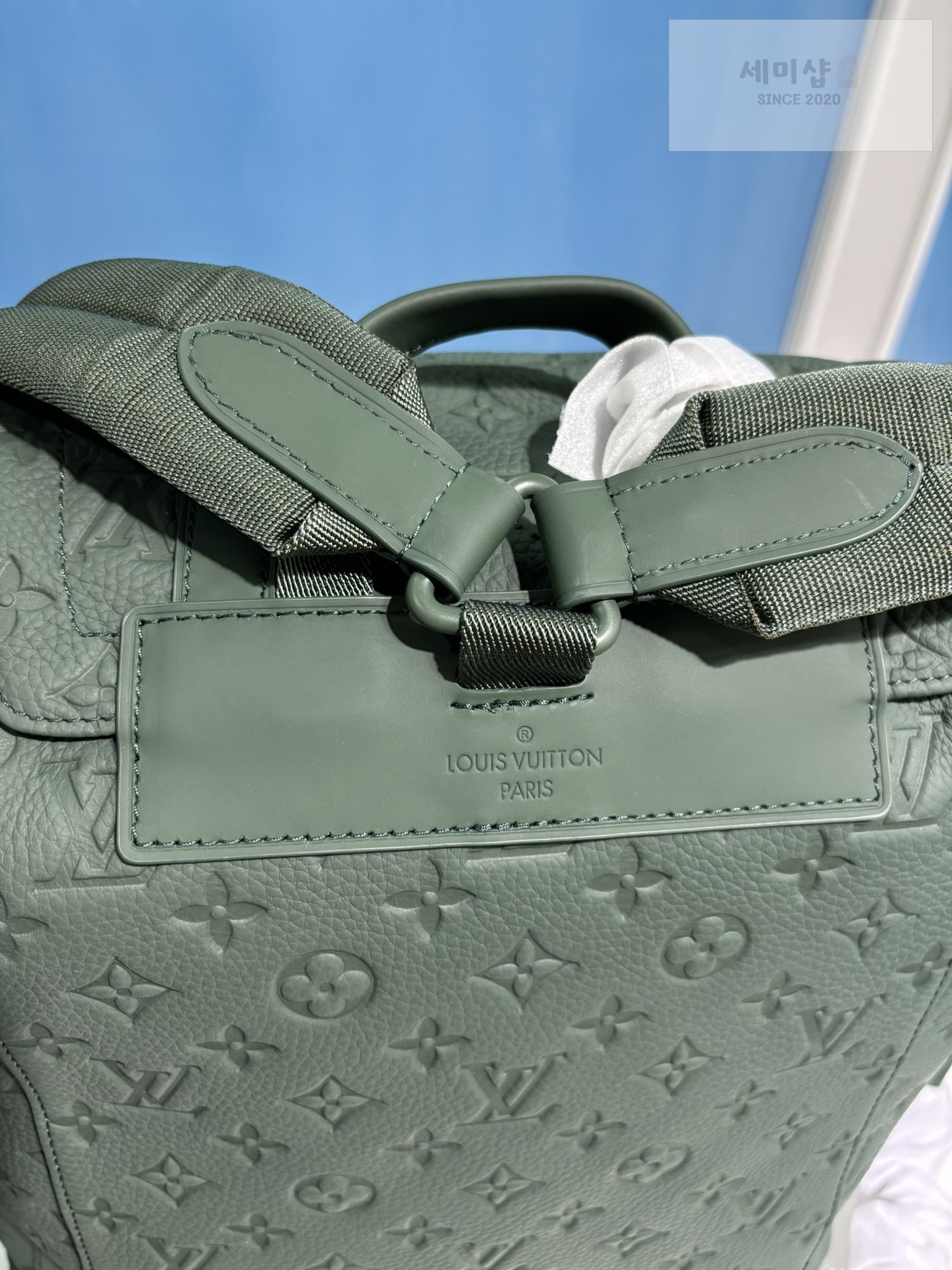 Louis Vuitton 루이비통 토뤼옹 모노그램 패턴 크리스토퍼 MM 백팩 올리브 Bag 9번 이미지