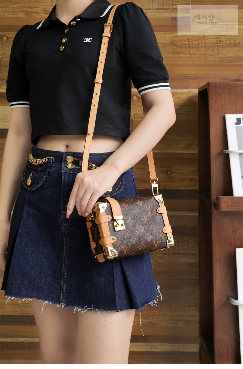 Louis Vuitton 루이비통 트렁크 PM 모노그램 핸드백 M46815 모노그램 Bag 2번 이미지
