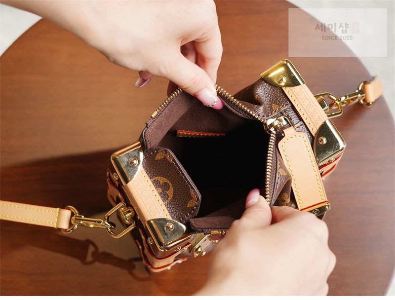 Louis Vuitton 루이비통 트렁크 PM 모노그램 핸드백 M46815 모노그램 Bag 5번 이미지