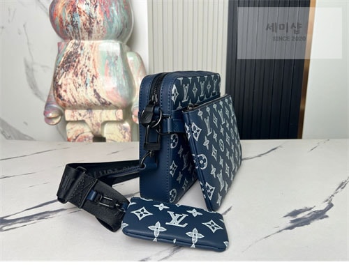Louis Vuitton 루이비통 트리오 쉐도우 모노그램 메신저백 M24753 네이비 모노그램 Bag 5번 이미지